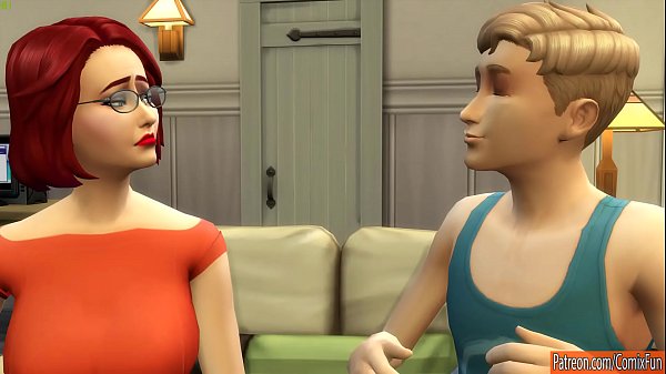 Nephew Fucks His Aunt After She Catches Him Masturbating In Front Of The Computer