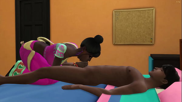 Indian stepmom finds her virgin stepson after coming home from work and sucks his dick while he then fucks with him and gets her pregnant &8211 Desi big boobs